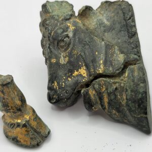 Greek Bull Figurine Fragments Circa 2nd Century BC